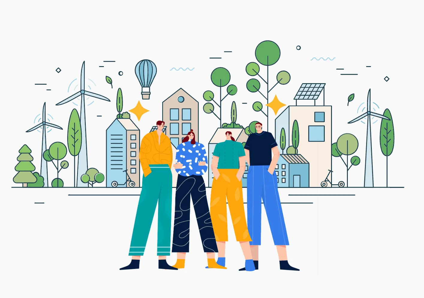 YesSpark collaboration platform screens